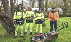 équipe Prélude d'entretien d'espaces verts à Châteaulin