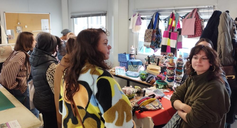 visite de l'atelier couture de Prélude à Rennes
