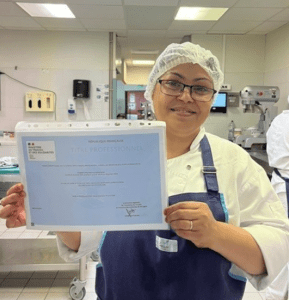 témoignage de Sajeda salariée en insertion à l'atelier Restaurant de Prélude Rennes